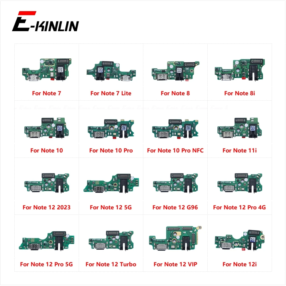 

USB Charging Port Dock Plug Connector Charger Board Flex Cable For infinix Note 7 Lite 8 8i 10 Pro NFC 11i 12 G96 Turbo VIP 12i