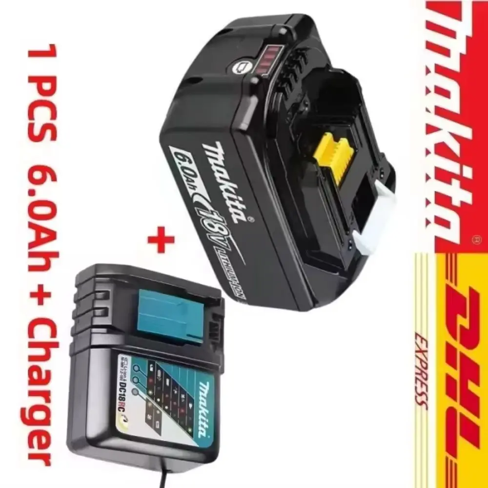 

100% New Makita 18v battery6Ah/5Ah/3Ah, power tools battery for makita DDF487 DGA404 DTW700 DTD172 DHP489 DJV182