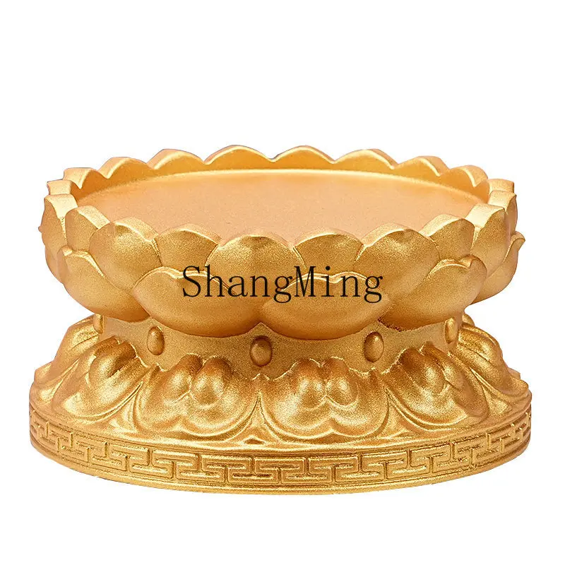 

DSA solid wood gilt lotus, Guanyin Bodhisattva Buddha statue base, heightening and heightening platform pad, Guanyin Buddha,