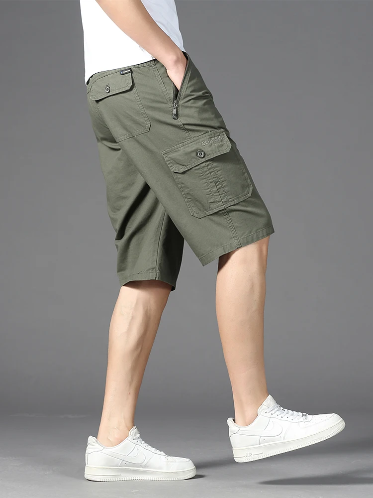 

Летние мужские свободные хлопковые orts, тонкие прямые брюки для спецодежды, повседневные удобные дышащие orts с несколькими цветами