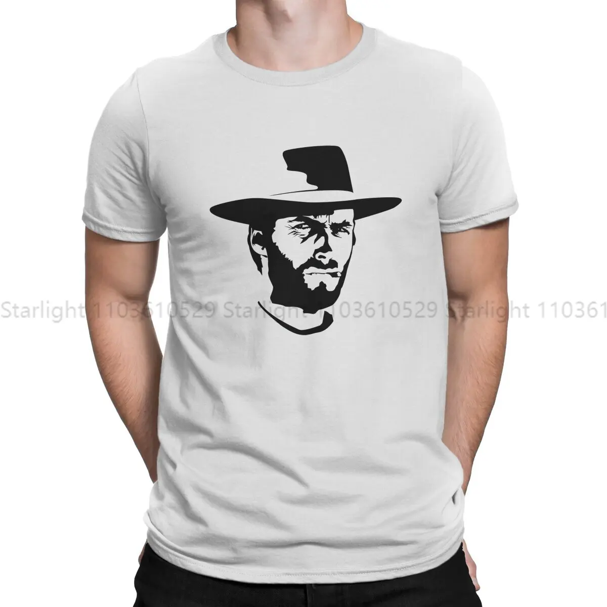 Clint Eastwood Cool TShirt For Men Dirty Harry Clothing Style Polyester T Shirt Soft