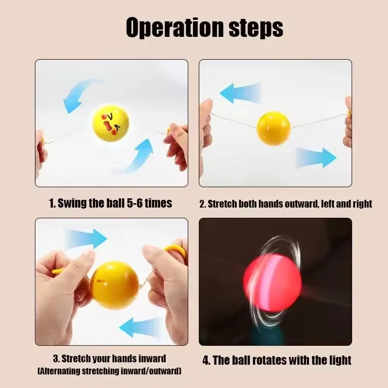 The spinning whistle ball party, the glowing toy party, I like the flywheel puzzle, hand-eye coordination and ball pulling fun