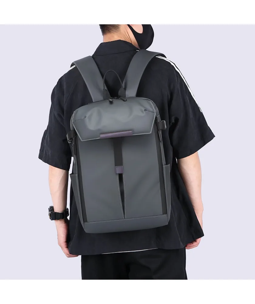 

Large capacity versatile backpack anti-splashing fashion trend backpack casual college student computer schoolbag