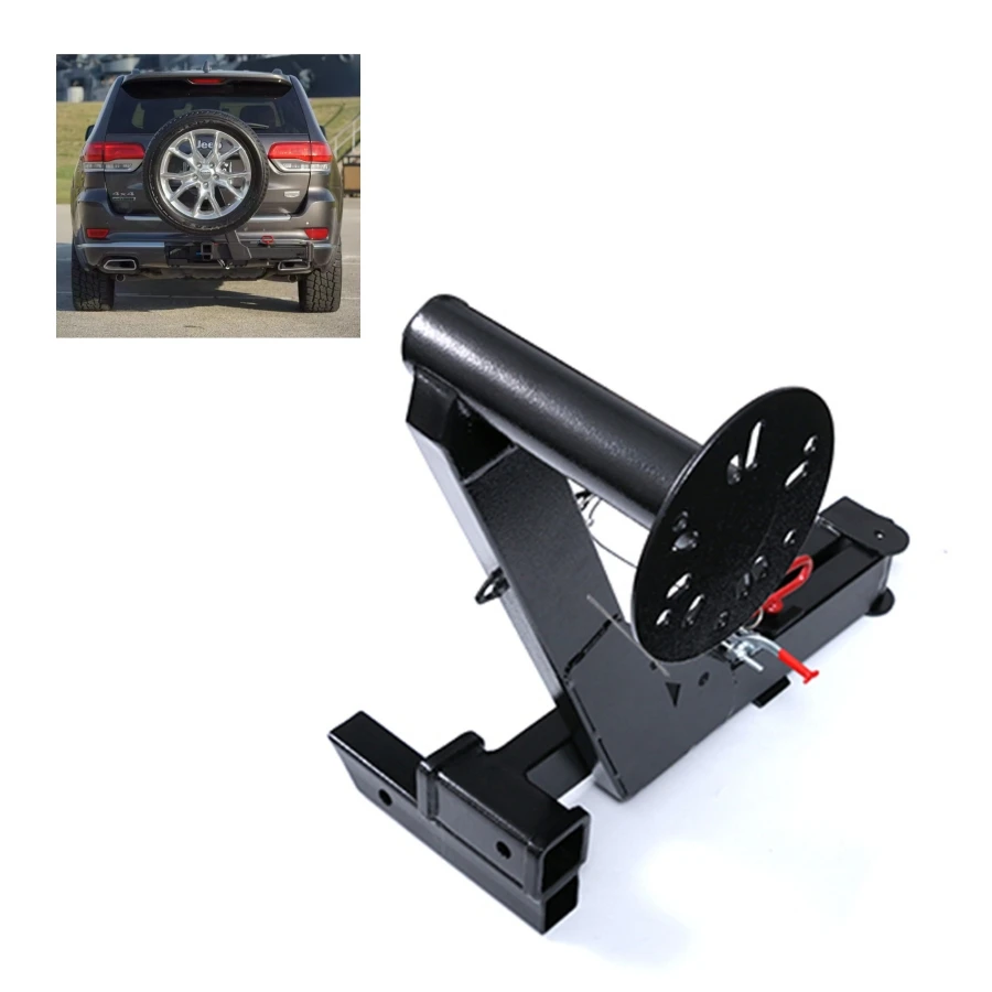 ORV Rear Tire Carrier Universal Truck Tire Holder for Jeep Wrangler Truck Bumper Spare Tire Carrier