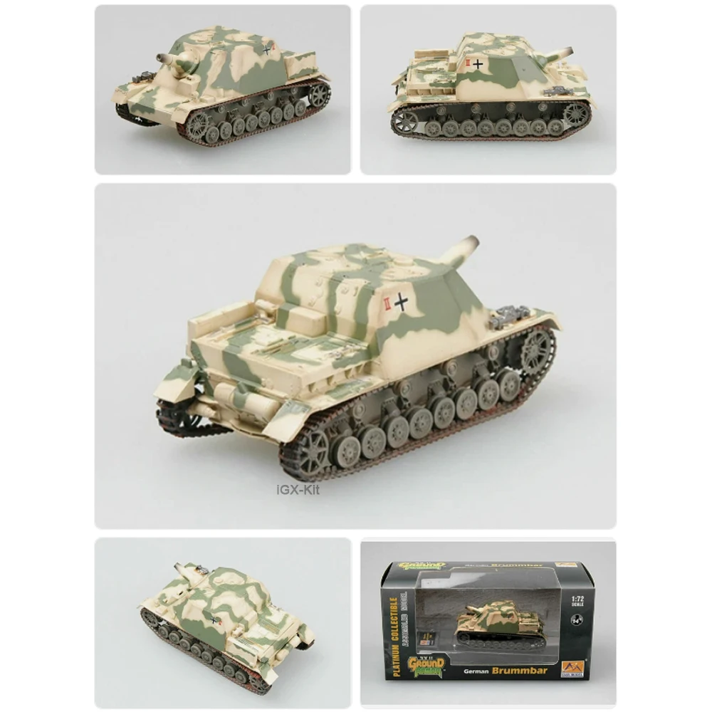 

Easymodel 36118 1:72 Немецкая самоходная штурмовая пушка Grizzly, готовая сборная модель, статическая пластиковая коллекционная модель, подарок