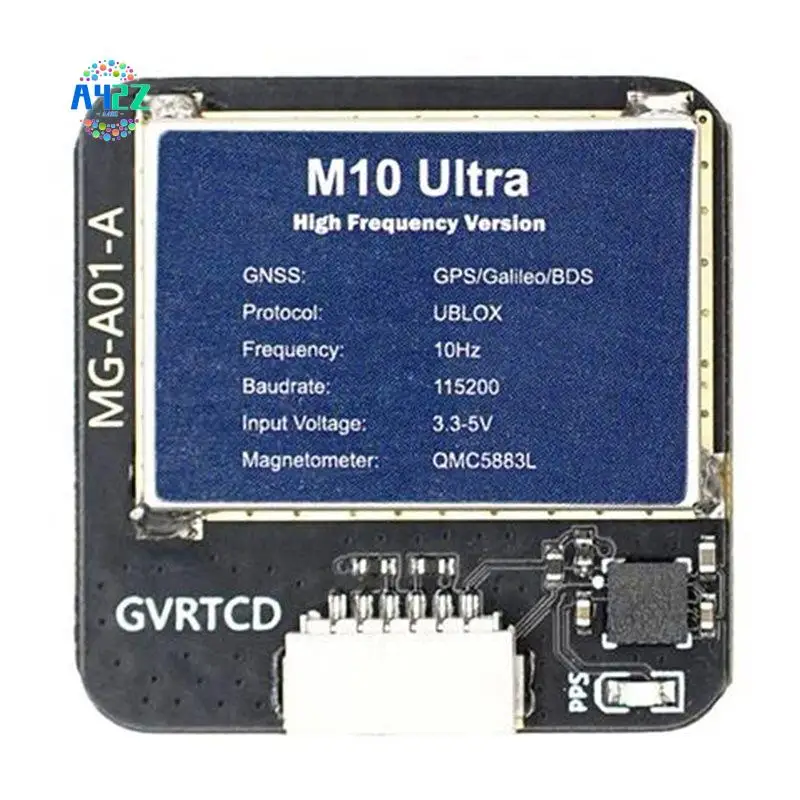 A42Z-MG-A01 M10 GPS 25Mm Standard Size With Compass QMC5883L Module For FPV/Racing Drones/Robotics/Boats