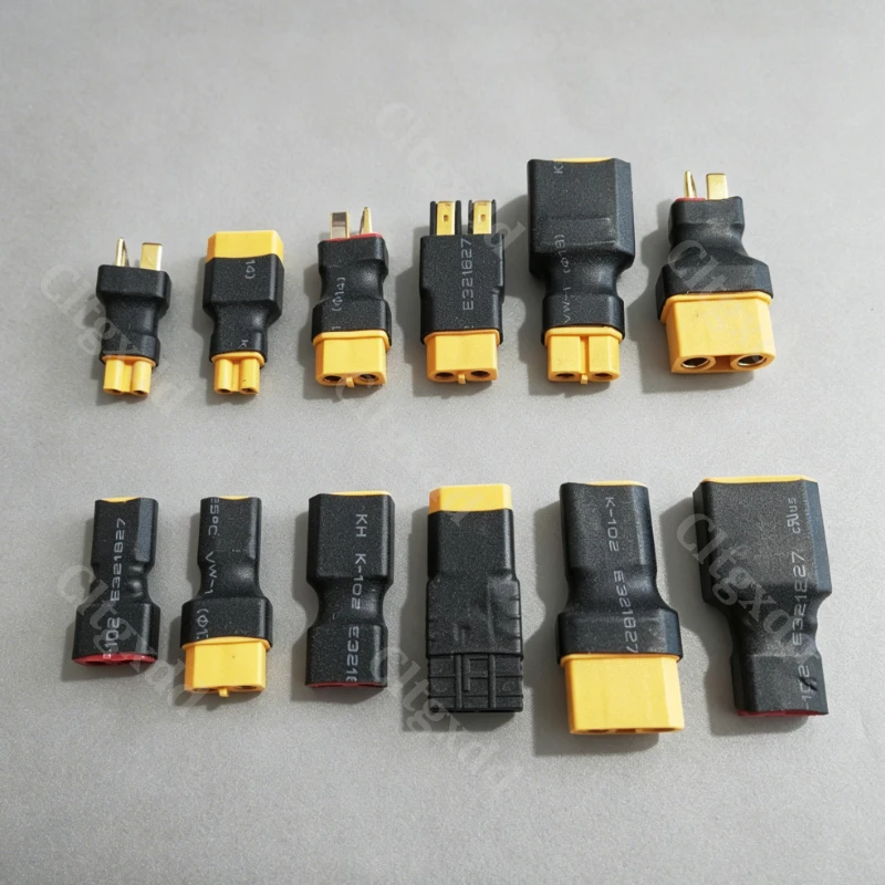 Cltgxdd XT30 XT60 XT90 T-Stecker TRX Lipo-Akku-Konvertierungsadapter Stecker-Buchse-Verbinder für RC-Auto, Flugzeug, FPV-Drohnenmodell – Detail 19