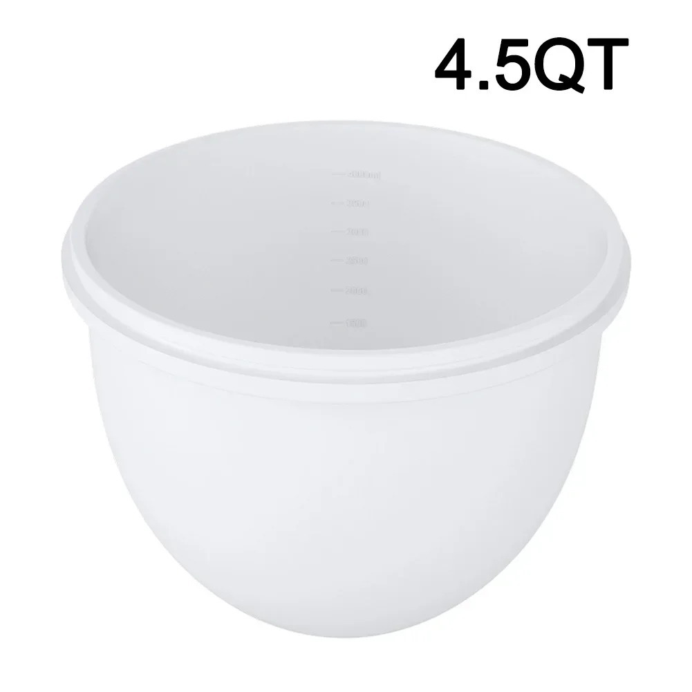 

25cm For4.5 Qt Tilt-Head Stand Mixers Silicone Bowl Red, Black, White Bowl Liners Mixers Heat-Resistant, Food-Grade Accessories