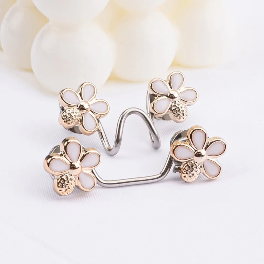 1 Pair No Sewing Required Waist Tightener Detachable Alloy Waist Buckle Fastener Reusable Waist Buttons Pins