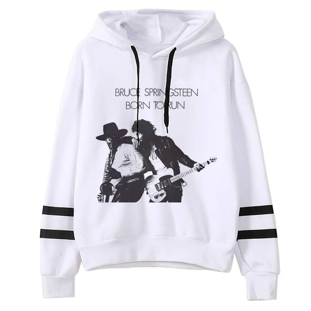 Bruce Springsteen hoodies women gothic 2023 Fleece long sleeve top Pullover sweater female vintage pulls