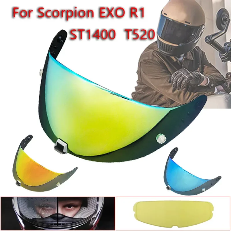 

R1 козырек из двух предметов для Scorpion EXO ST1400 Visera Para Casco гальванические козырьки аксессуары для мотоциклетного шлема