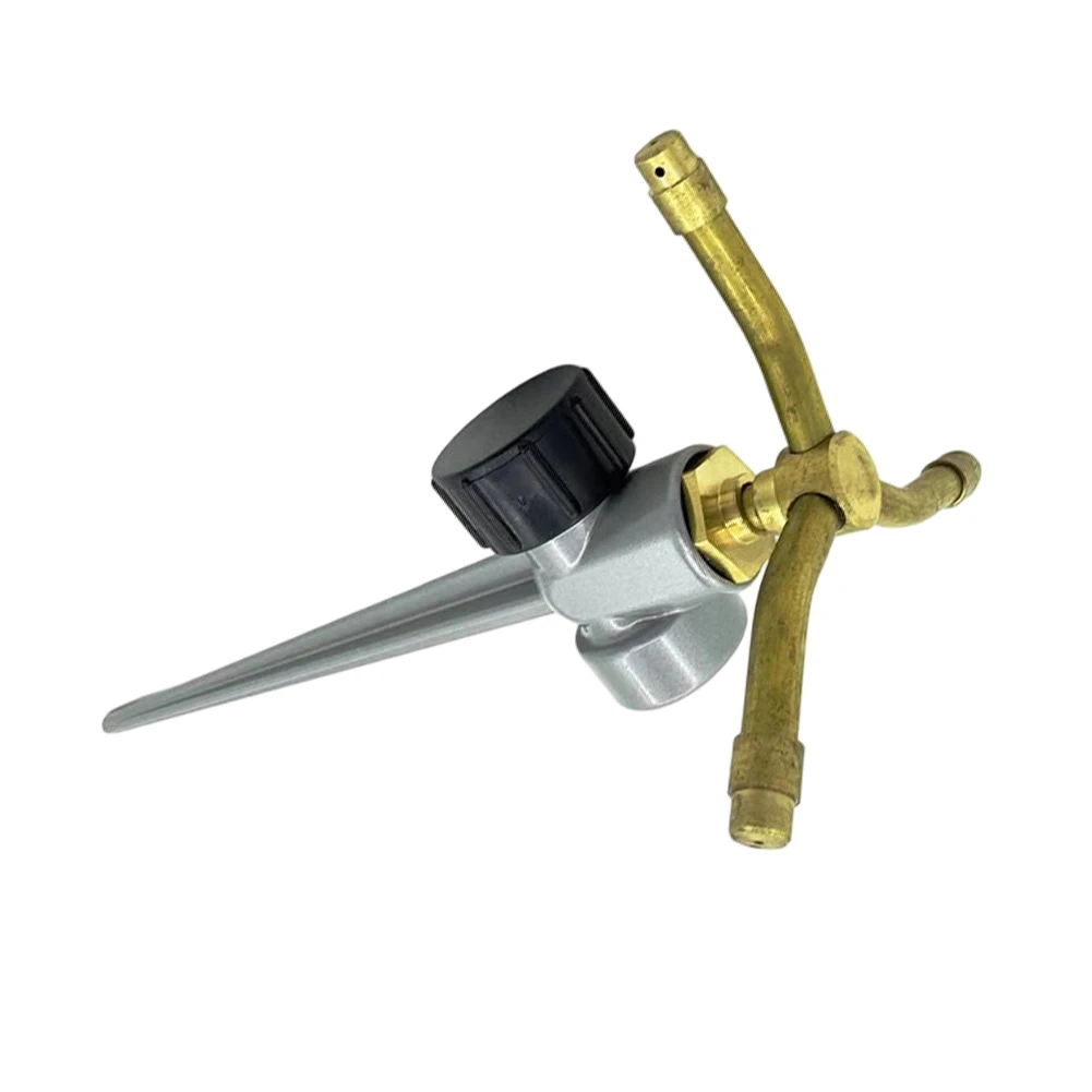 360 Degree Lawn Sprinkler with Full Rotation and Motion Detection Aluminum Alloy Brass Construction Lightweight