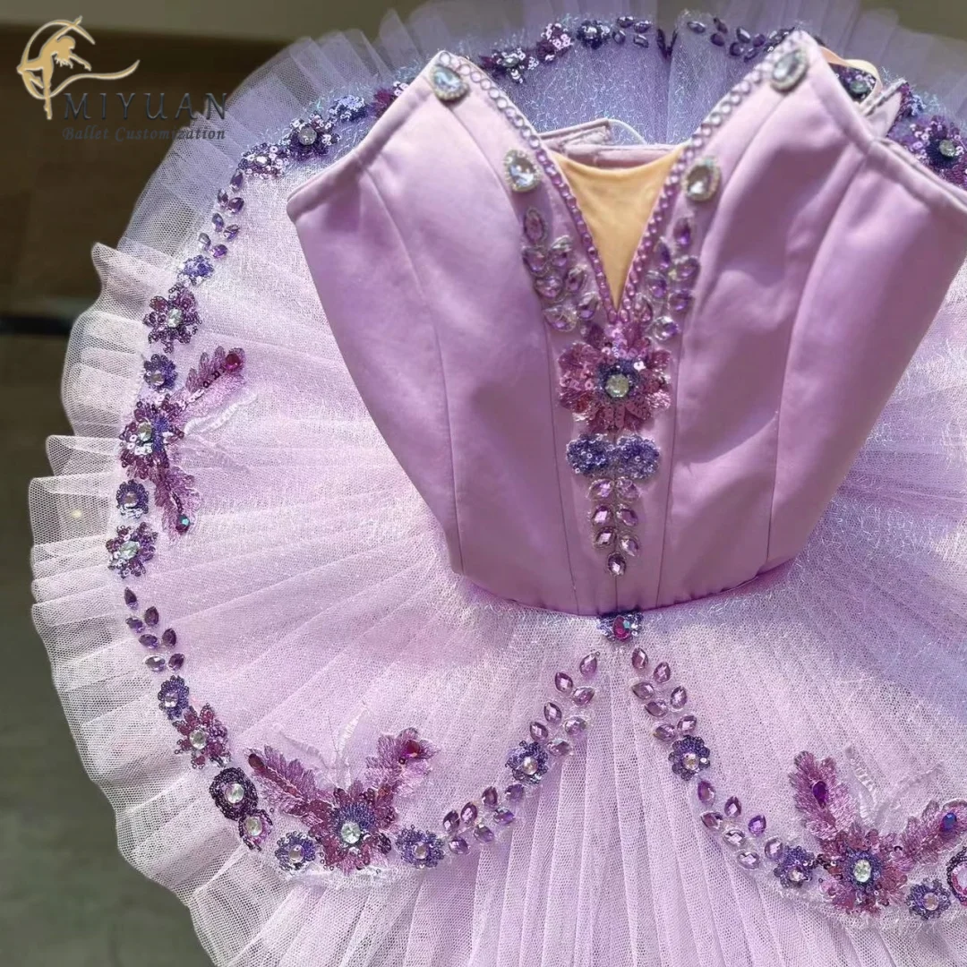 2023 Sleeping Beauty Lilac Purple Fairy tutu for adults and children Professional performance competition women costume customiz