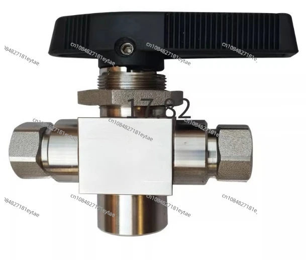 Two position three-way g-un valve CNG nat-ural gas accessories packing high-pressure ball valve 316L