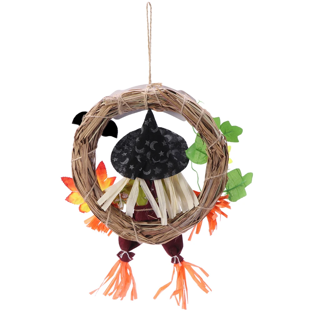 

2 Pcs Decorations Smiling Face Pendant Halloween Party Door Hanging Pumpkin Ornament