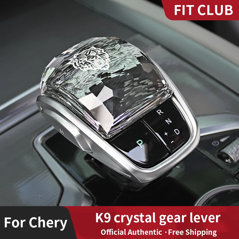 

New For Chery Omoda 5 Tiggo 8 Pro/plus Arrizo 2022- 2024 K9 Crystal Gear Shift Knob With Lights Chery Interior Accessories