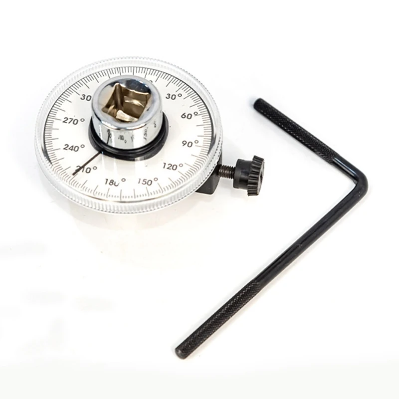 

1/2 Inch Torque Angle Gauge, Meter for Precision-Angulars Tightening, 360 Degrees Wheel, Adjustable Angle Measuring Tool H9EE