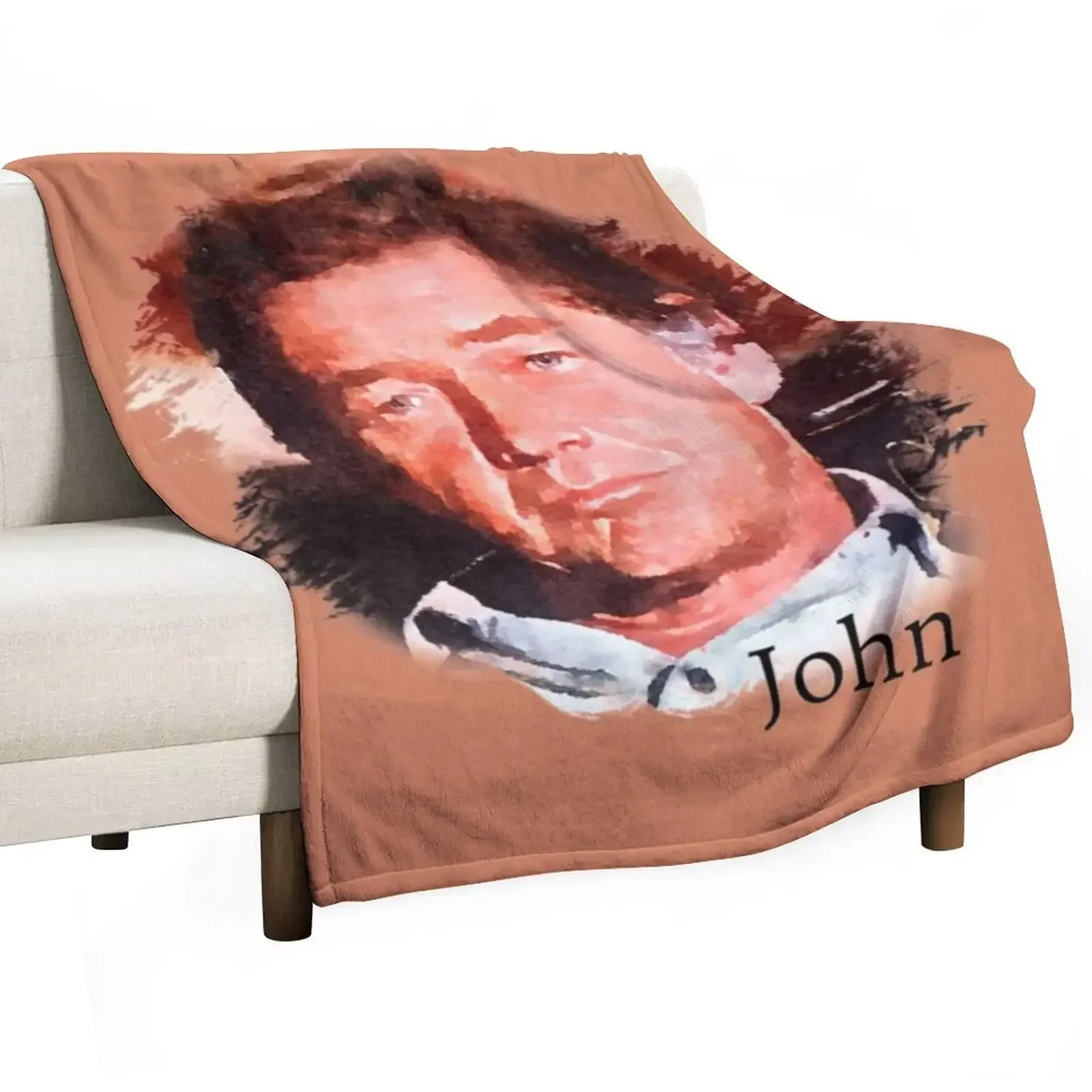 

John Walton Throw Blanket Stylish Couch Blanket for Home Living Room