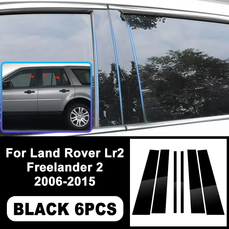 For Land Rover Lr2 Freelander 2 2006-2015 B/C Pillar Stickers - PC Window Decorative Trim for Middle Pillar,Car Accessories 2007