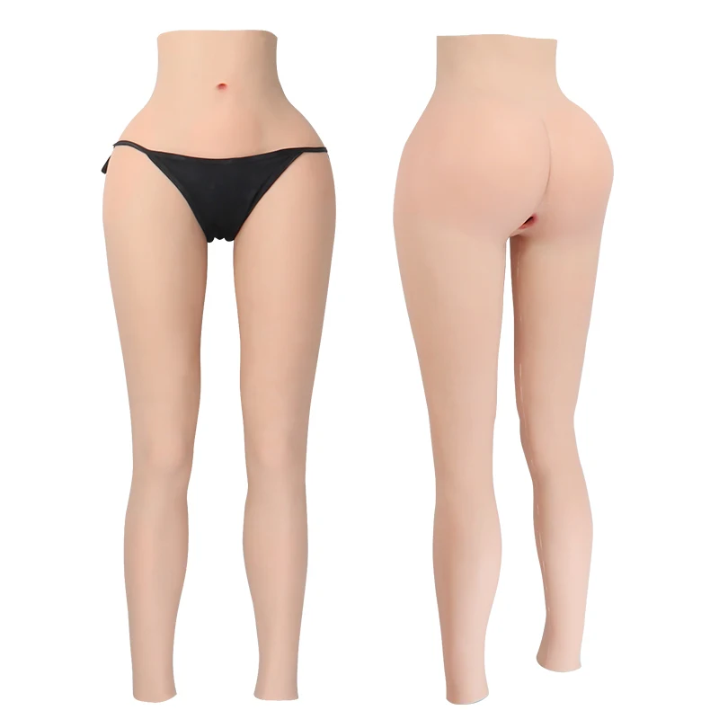 ONEFENG  Silicone False Vagina Pants Nine-Point Pants Male to Female Pseudo Supplies  Cosplay Dress-up Underwear Plus