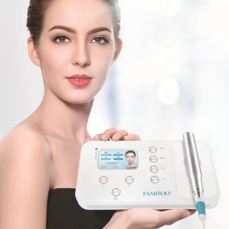 

Custom Ameia Microblading Machine Professional Digital PMU Wireless Permanent Makeup Machine Skin Lips Eyebrows Tattoo Spmu Pen