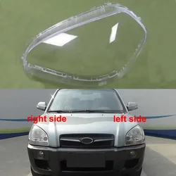 For Hyundai Tucson 2006 2007 2008 2009 2010 2011 2012 Headlight Cover Headlamp Shell Transparent Lampshade Lens Plexiglass