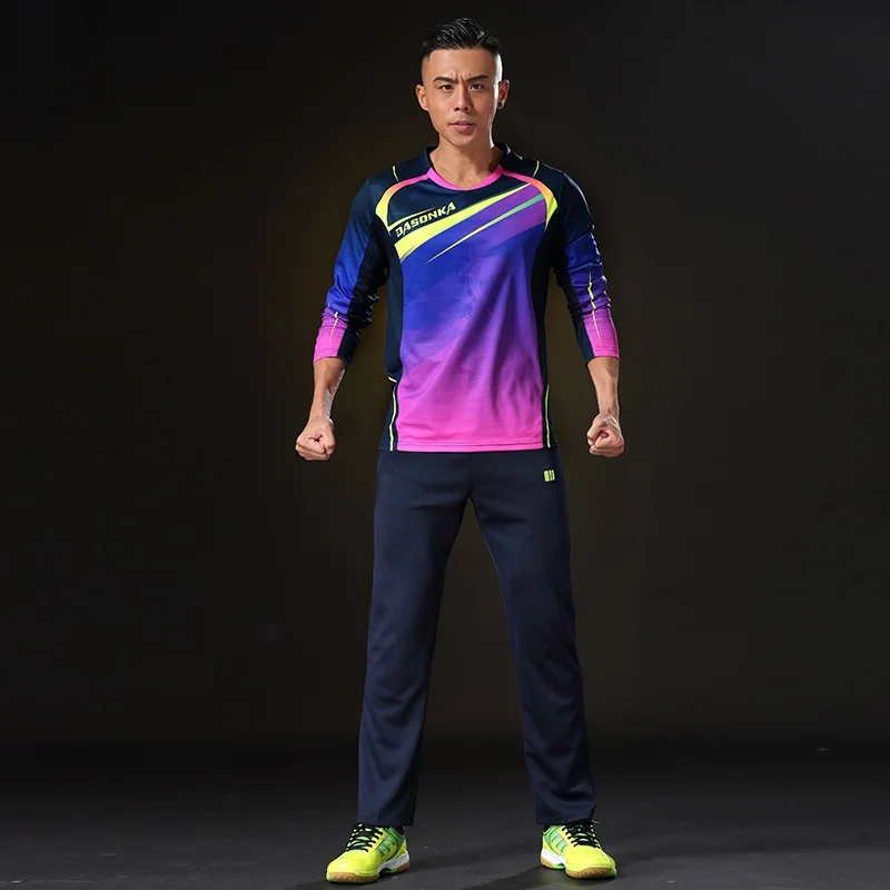 qui-dry-badminton-orm-set-men's-long-sve-sweat-absorbent-sports-suit-casual-sle-gym-fitn-fans-supplies