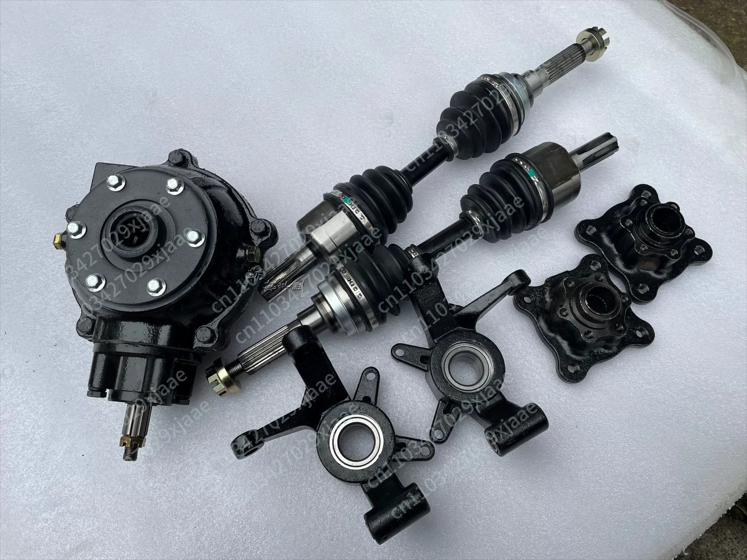 Go Kart Rear Axle Drive Shaft Gearbox, ATV Quad Buggy Gear Housing Case, Heavy Duty Replacement Parts