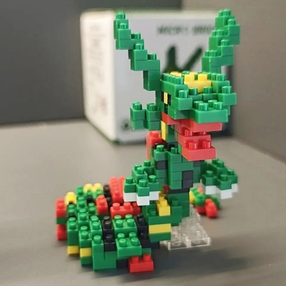 Blocos de Montar Pequenos e Simples Pokémon: Boneco de Ação Pikachu, Figura de Anime, Modelo Mini Diamante, Brinquedo Colecionável, Presente de Monstro de Bolso