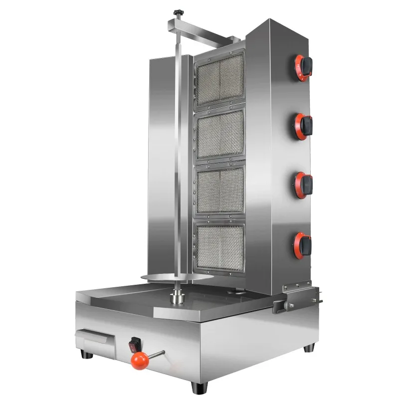 Middle Eastern Roujiamo Four-Head Grill Machine Barbecue Commercial