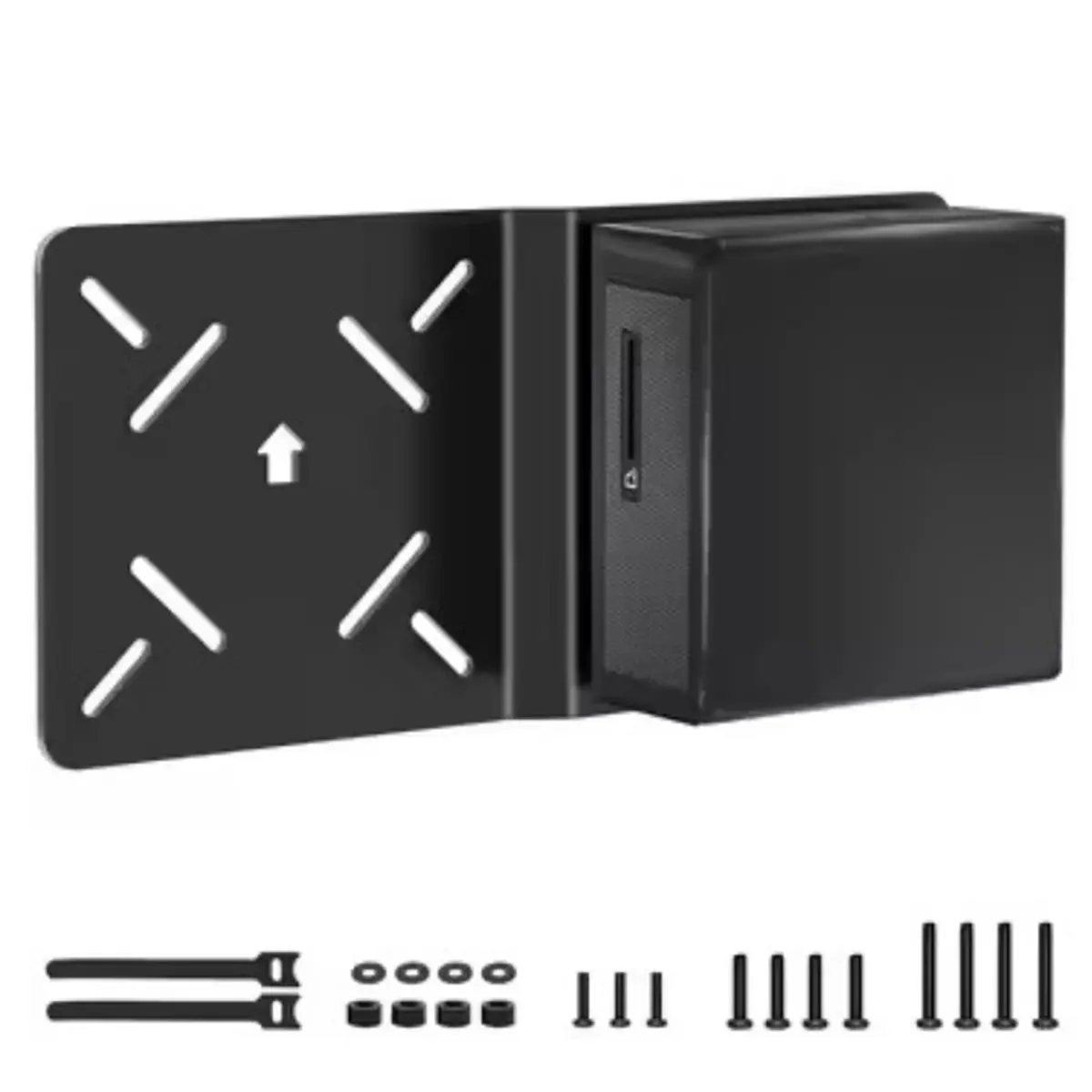 Moun Bracket for NUC 13 Pro/ 12 Pro/ 11 Pro/ 10/ 8/ 7/ 6/ 5 Mini PC Mount Monitor Arm Extension Plate Bracket