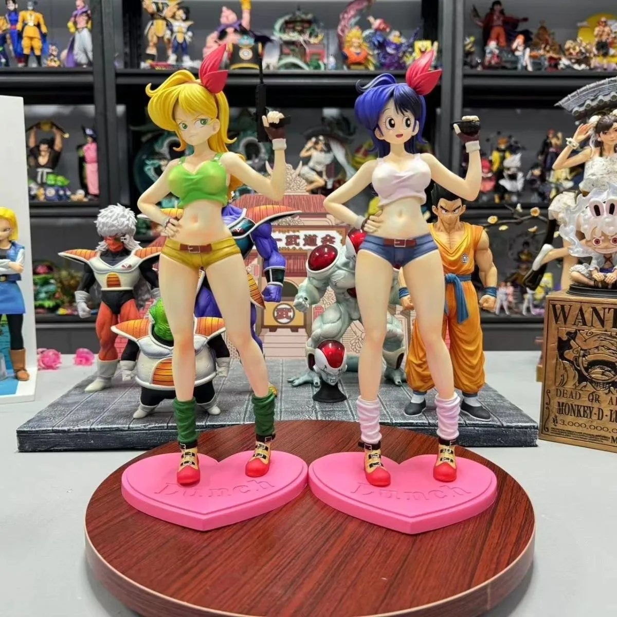 ドラゴンボールランチアニメフィギュア,ギャルブロンドヘアver,スタンドアップモデル,PVCおもちゃギフトコレクション,30cmアクションフィギュア