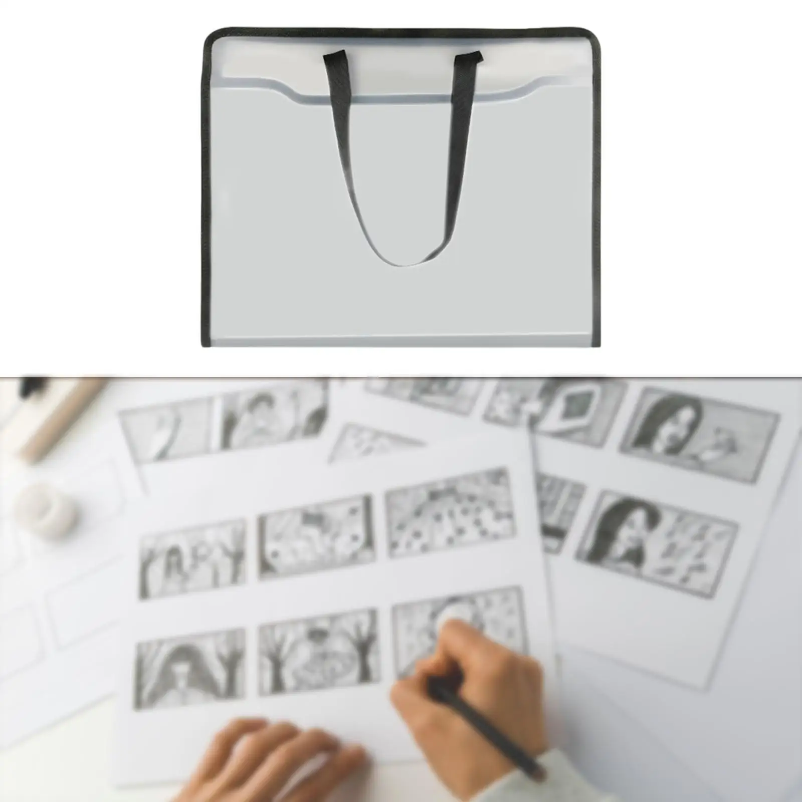 

Art Portfolio Bag 8K Sketching Bag Tote Bag for Canvas Posters Sketching