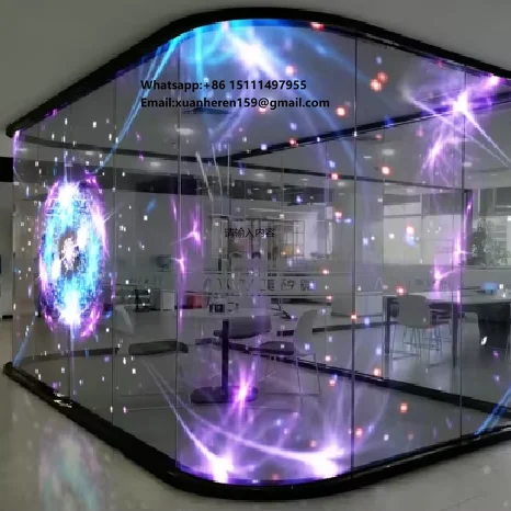 New Release 3D Hologram LED Display Projector Transparent Tabletop Advertising Displayer for Indoor Use Remote Advertise