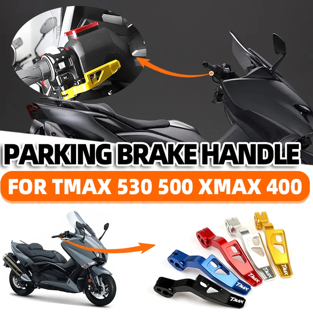 Untuk Yamaha TMAX530 TMAX500 Set/set 500 T-max 530 T-max500 T-MAX530 Aksesori Motor Tuas Rem Parkir Rem Tangan Rem Tangan