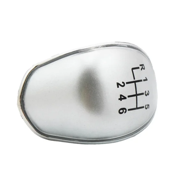 Carro manual de engrenagem Shift Knob Cap, Capa para Ford Focus 2, MK2, FL, MK3, MK4, MK7, Fiesta, Prata, 6 velocidades