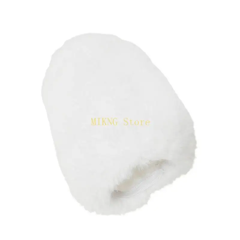 Babrillero viento espirel fídrico artificial suave para micrófonos MC8 Cover a prueba viento Mejora las experiencias