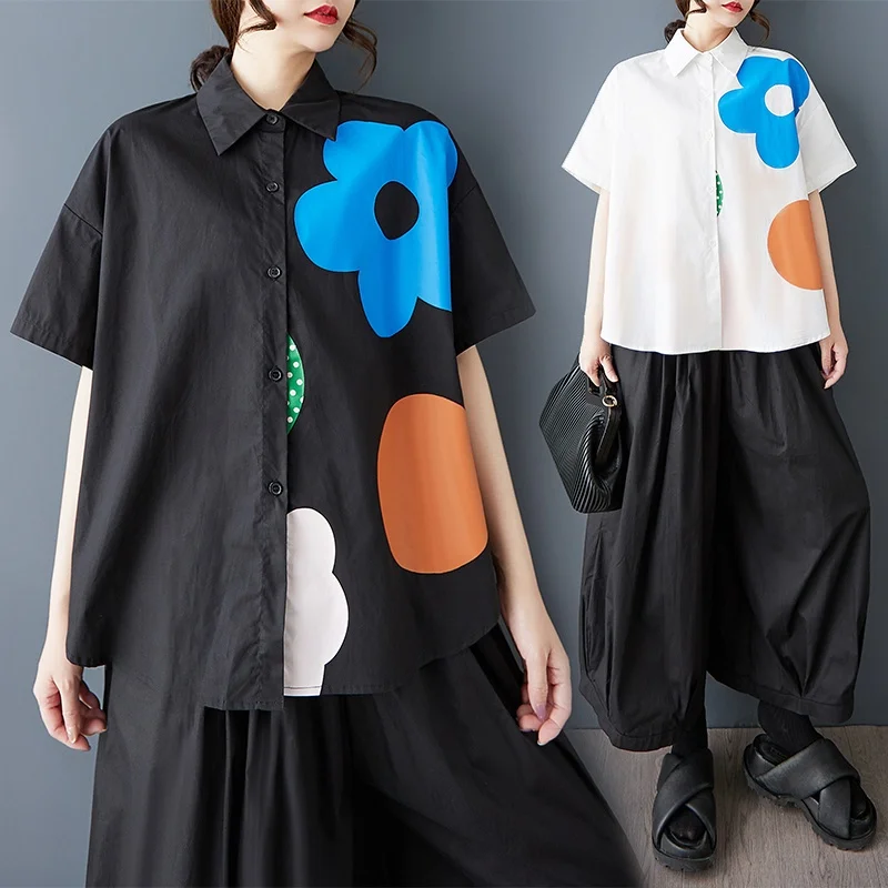 

Новый летний свободный повседневный кардиган большого размера с принтом Sweet ort Sve, хлопковый открытый кардиган с воротником irt, женская мода