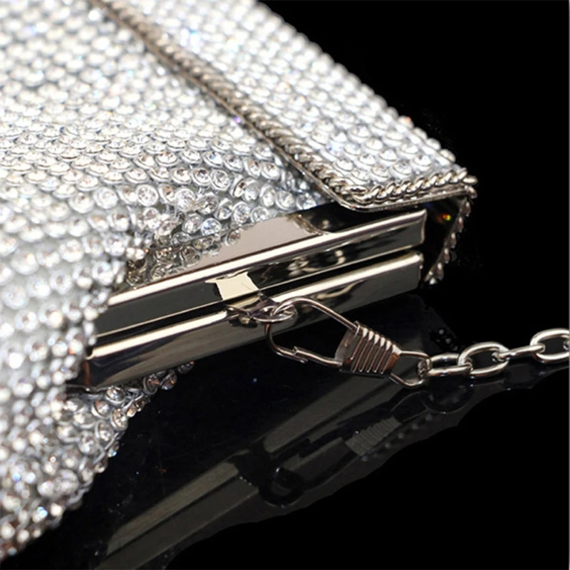 Shiny Evening Dinner Bag for Rhinestone Bag Party Clutch Purse