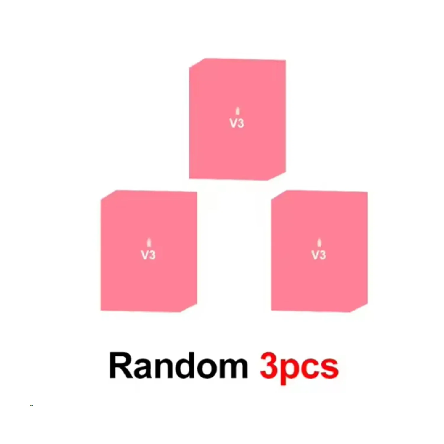 @@@ V3 الوحش نبضات القلب معكرون المينا صندوق أعمى بولي كلوريد الفينيل تمثال حقيبة الملحقات قلادة Kawaii دمية مهرجان لعبة الهدايا