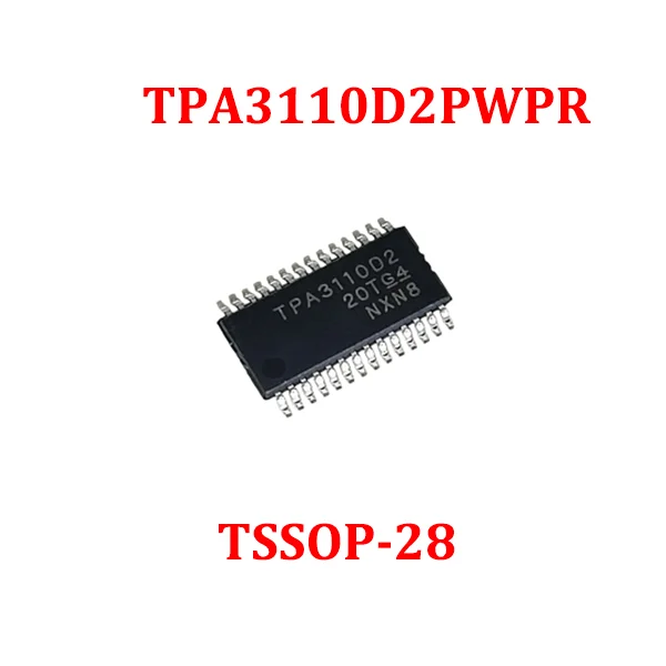 

5PCS/10PCS/50PCS/100PCS TPA3110D2 TPA3110D2PWPR IC AMP CLASS D STER 15W 28HTSSOP Brand New Original Chip IC