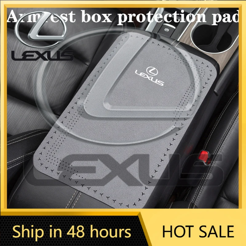 

2026 Hot Interior Stickers Anti-slip Mat For Car Central Armrest Box For Lexus F SPORT ES RX NX LS UX LM LX GX LC RZ IS CT GS RC