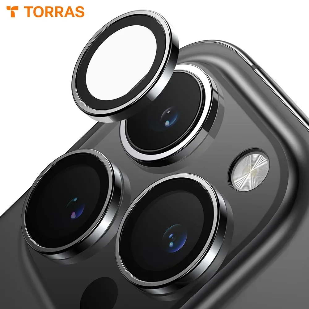 

Защитное стекло для объектива камеры TORRAS Full Schott, Защитное стекло для iPhone 15 Pro Max/iPhone 15 Pro