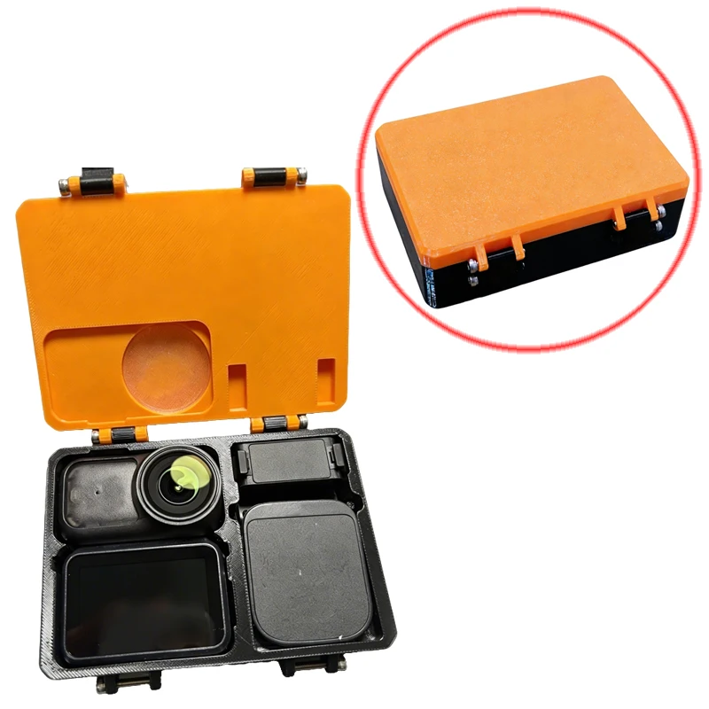 1PCS For DJI OSMO NANO Action Camera Portable Storage Case Shockproof Organizer Outdoor Carrying Box TPU Liner Protection
