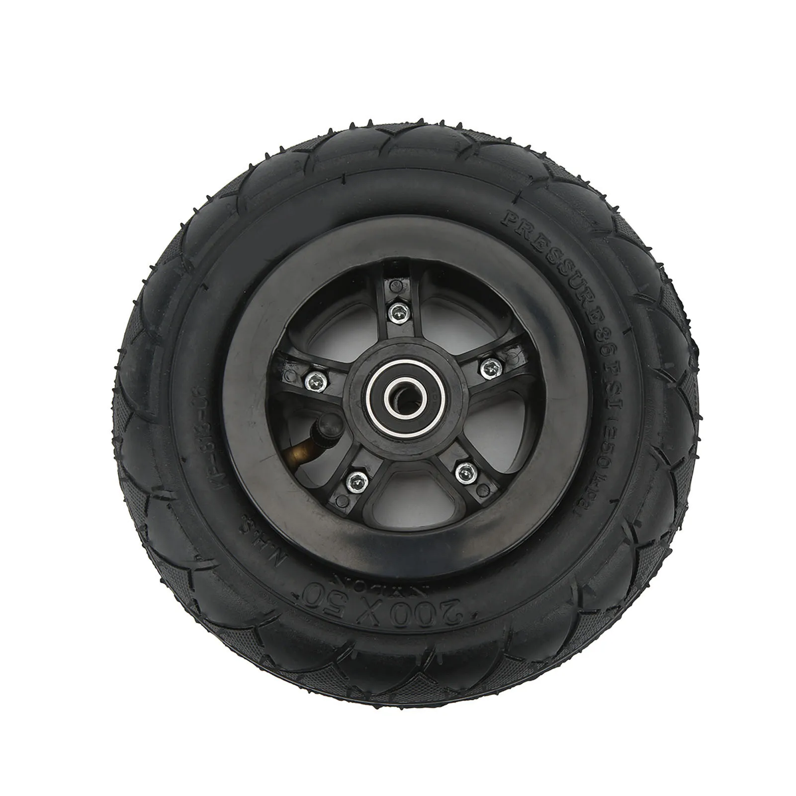 Mountain Scooter Wheel Mountain Skateboard Wheel 8in with Pneumatic Tire Mountain Scooter Wheel Off Road Skateboard Wheel Tire