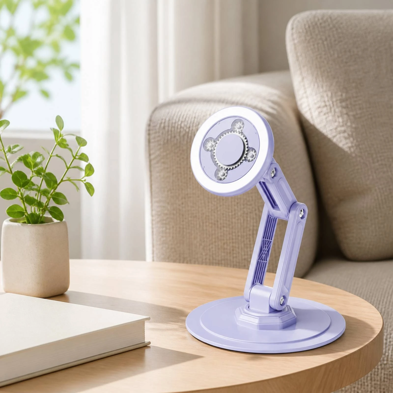 Desktop Holder Foldable Attractive Phone and Tablet Stand Attractive Phone Stand with 360° Rotation Hands-Complimentary