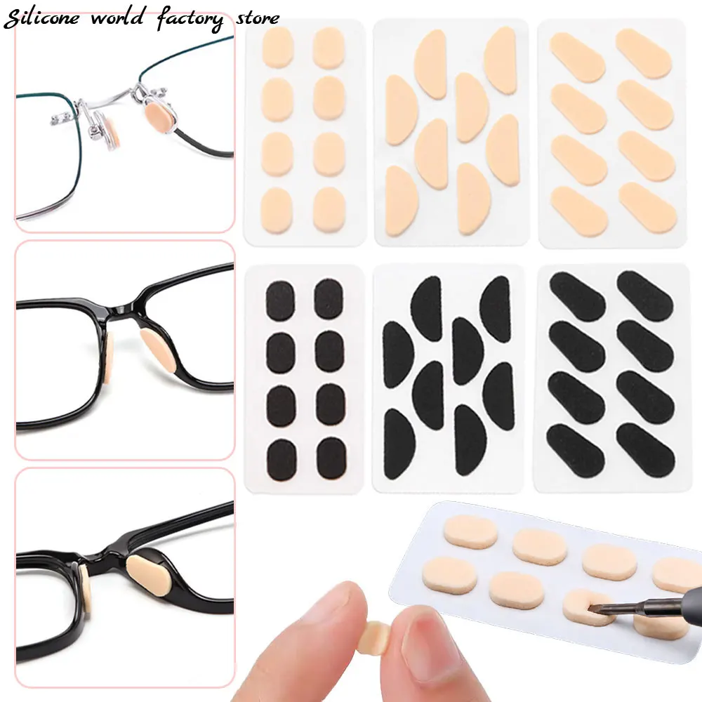 SW Self-adhesive Anti-slip Glasses Sponge Nose Pads Soft Foam Anti Pressure EVA Nose Pad Sticker Comfortable Nose Support
