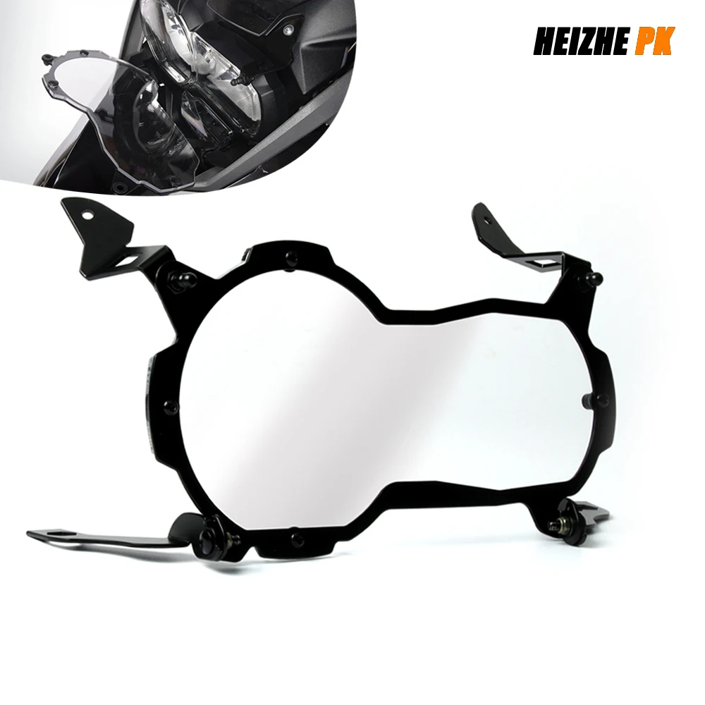 For BMW R1250GS  R1200GS LC ADV R 1250gs 1200 GS adventure 2013-2022 Motorcycle Headlight Guard Protector Transparent Lens Cover