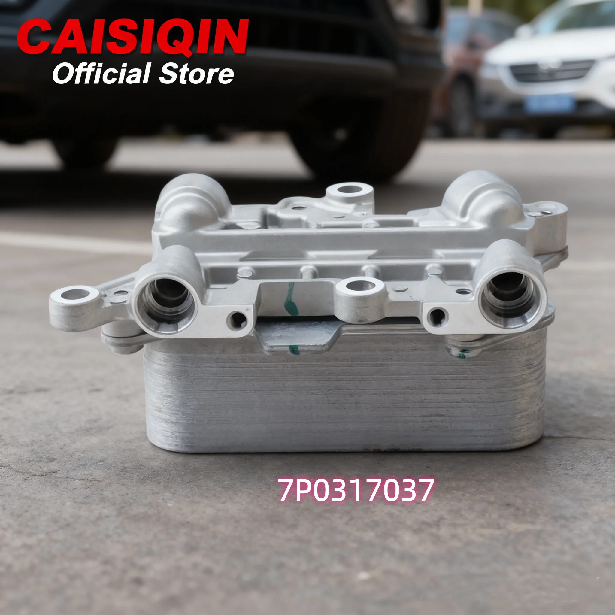 

7P0317021 7P0317037 7P0 317 037 Масляный радиатор автоматической коробки передач для VW Touareg 3.2L V6 V8 2002-06 Audi Q7 3.0 4.2 TDI 2007-15