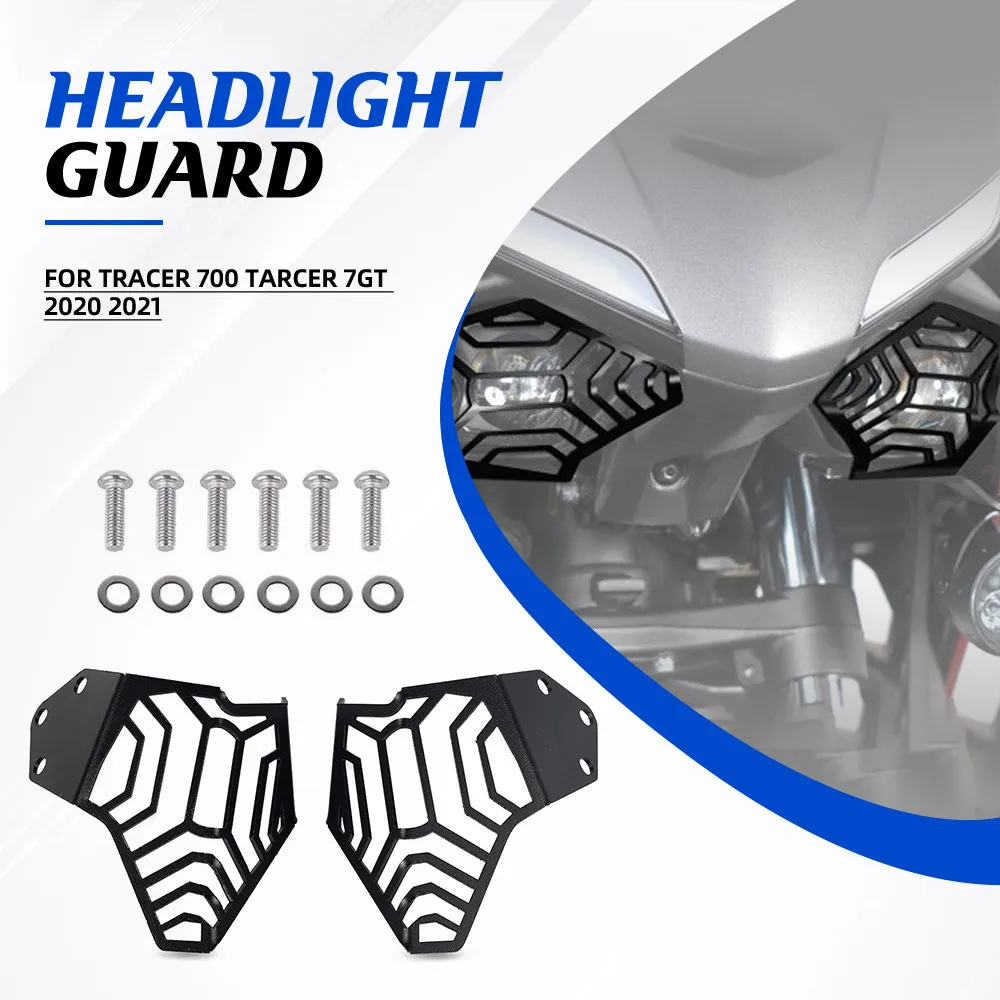

TRACER700 Motorcycle Headlight Head Light Guard Protector Cover Protection Grill FOR YAMAHA TRACER 700 TARCER 7GT 2020 2021
